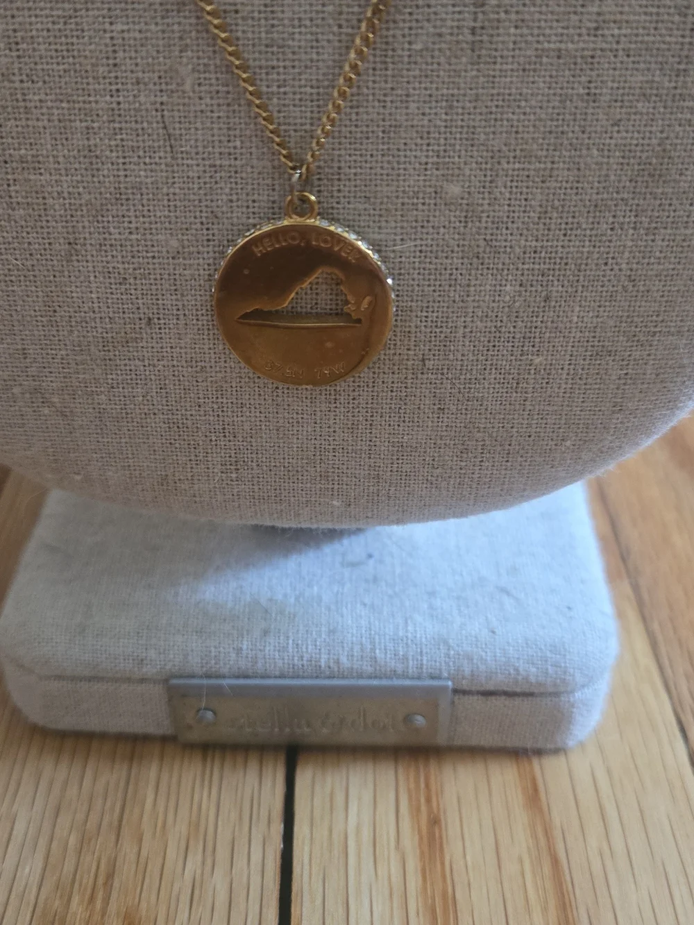 Gold Disc Pendant Necklace - Women Jewelry
